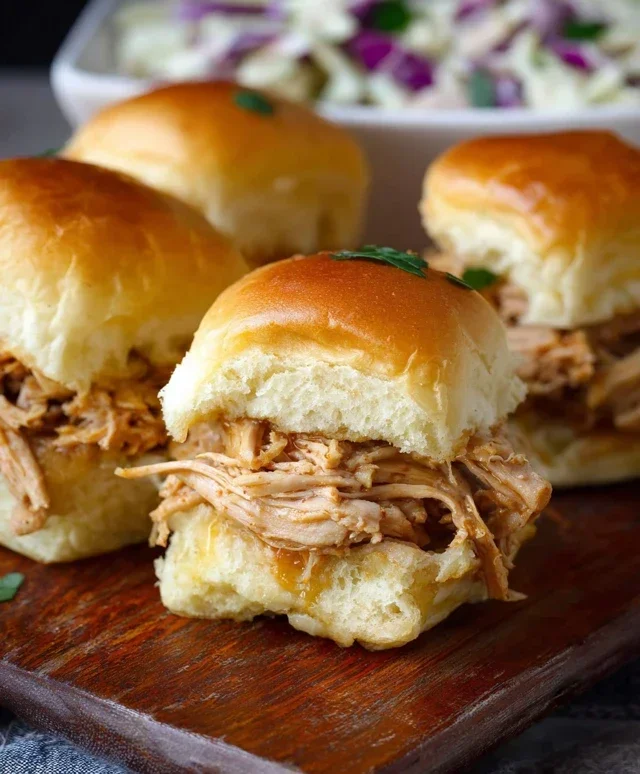 Crock Pot Mississippi Chicken Sliders