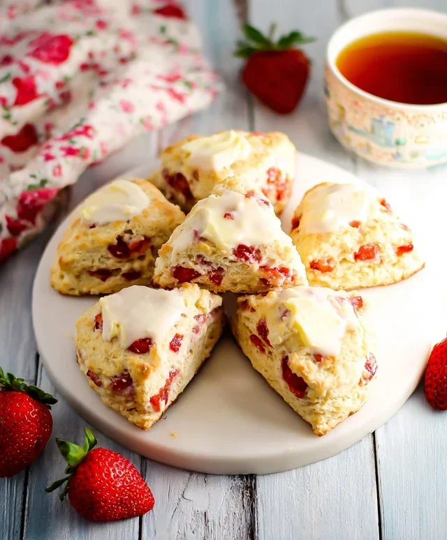 Strawberry Scones