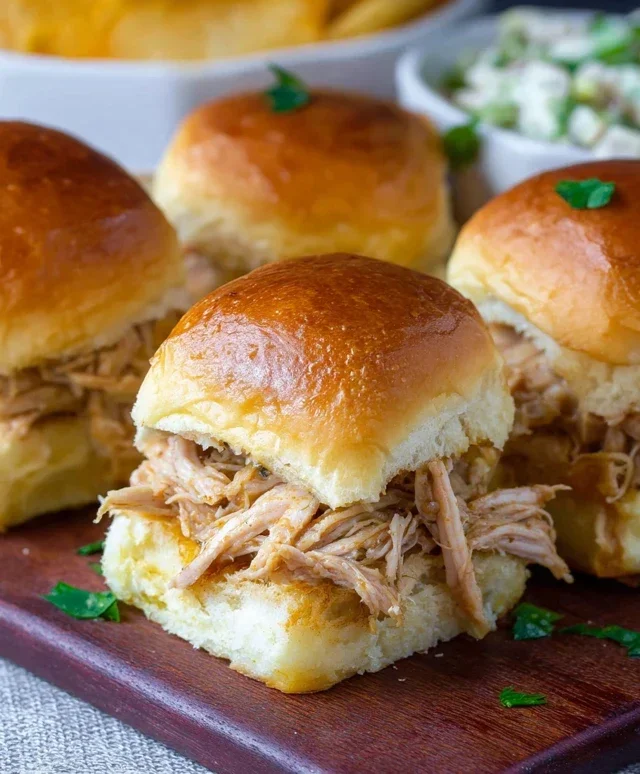 Crock Pot Mississippi Chicken Sliders