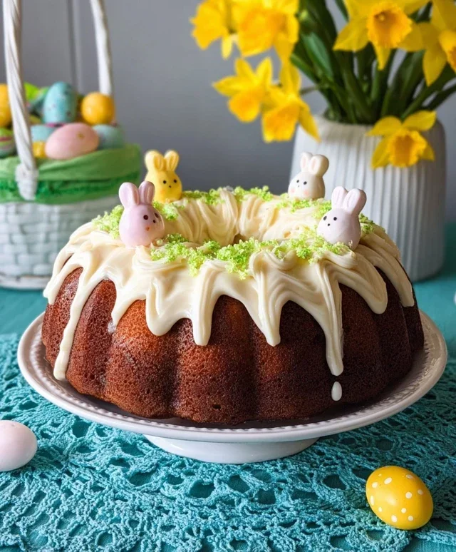 Easter Basket Bundt Cake Recipe (Easy Spring Dessert!)
