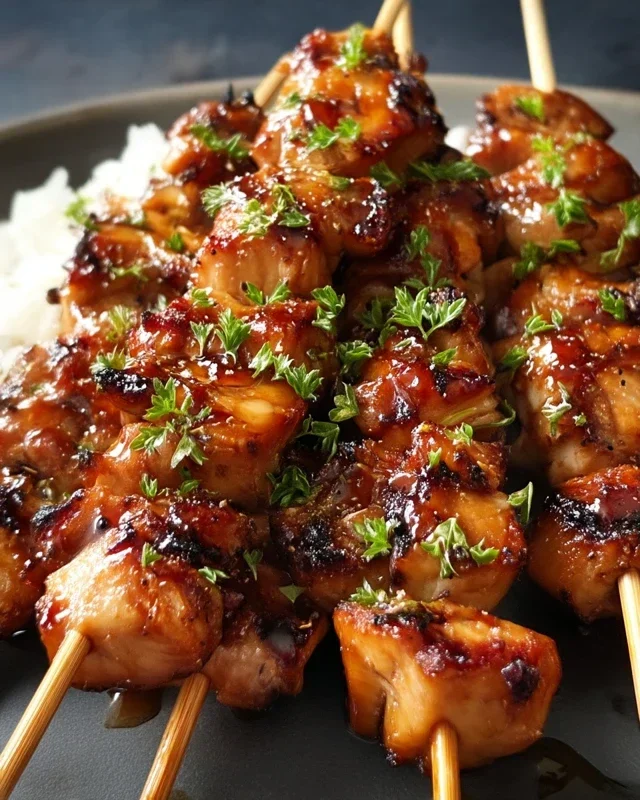 Teriyaki Chicken Skewers