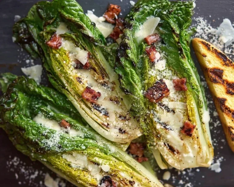 Grilled Romaine Caesar Salad Recipe