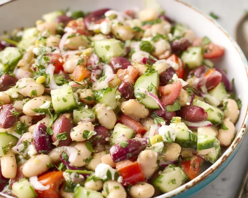 Mediterranean Bean Salad