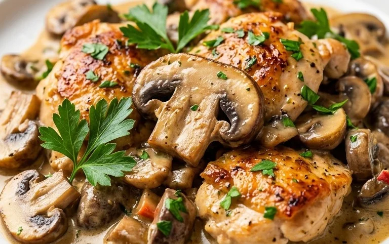 Creamy Mushroom Chicken Recipe
