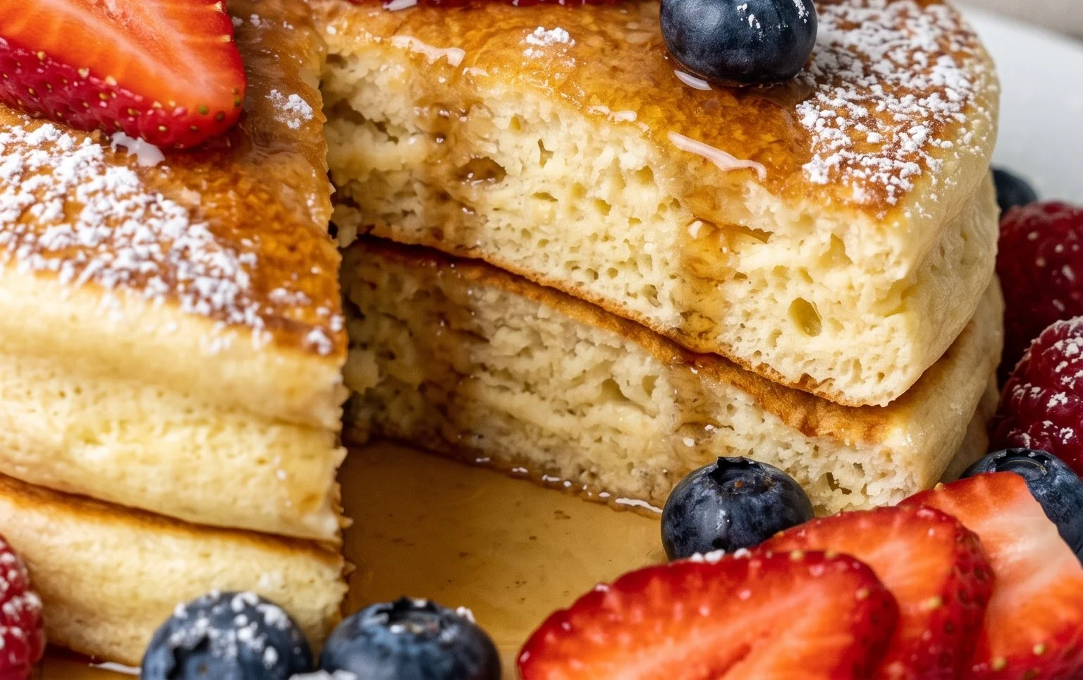Fluffy Japanese Soufflé Pancakes