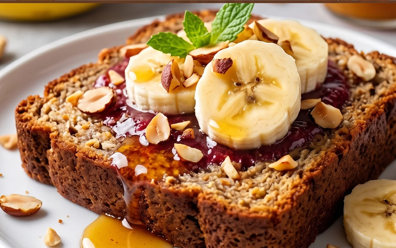 Healthy 5-Ingredient Flourless Banana Bread