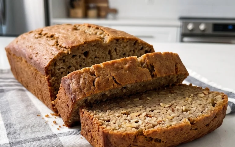 Healthy 5-Ingredient Flourless Banana Bread