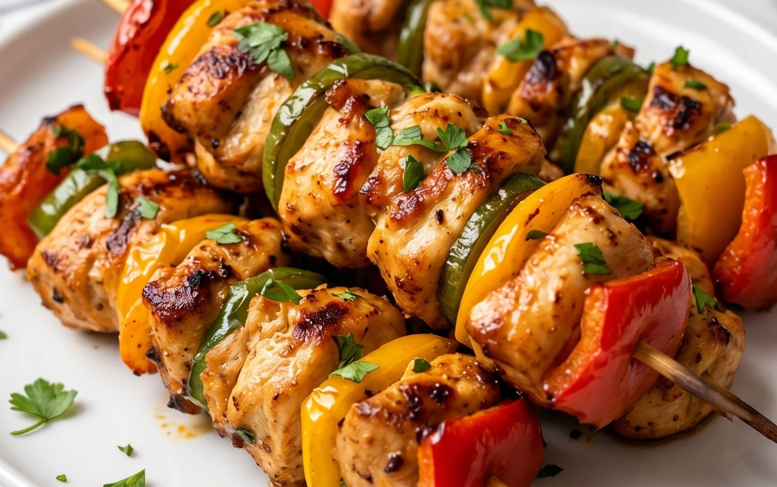Air Fryer Chicken Skewers (VIDEO)