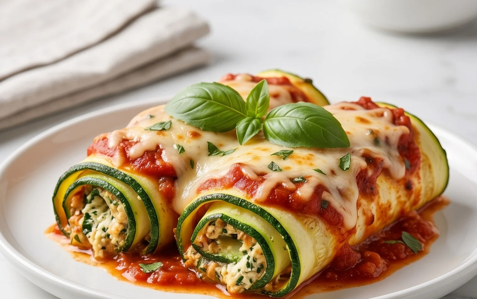 Vegan Zucchini Rollatini