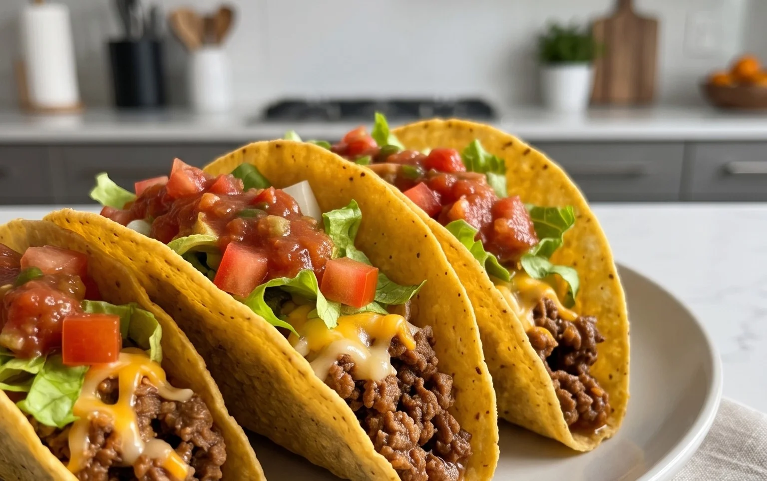 Crispy Ground Beef Tacos