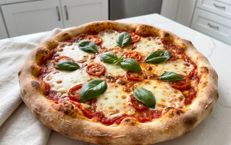 An excellent No Yeast Pizza Dough - quick easy homemade pizza!