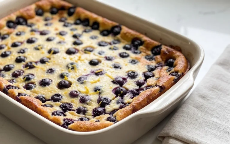 Lemon Blueberry Clafoutis