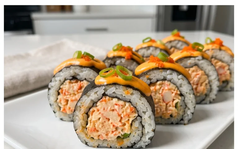 Kani Sushi (Spicy Crab Roll)