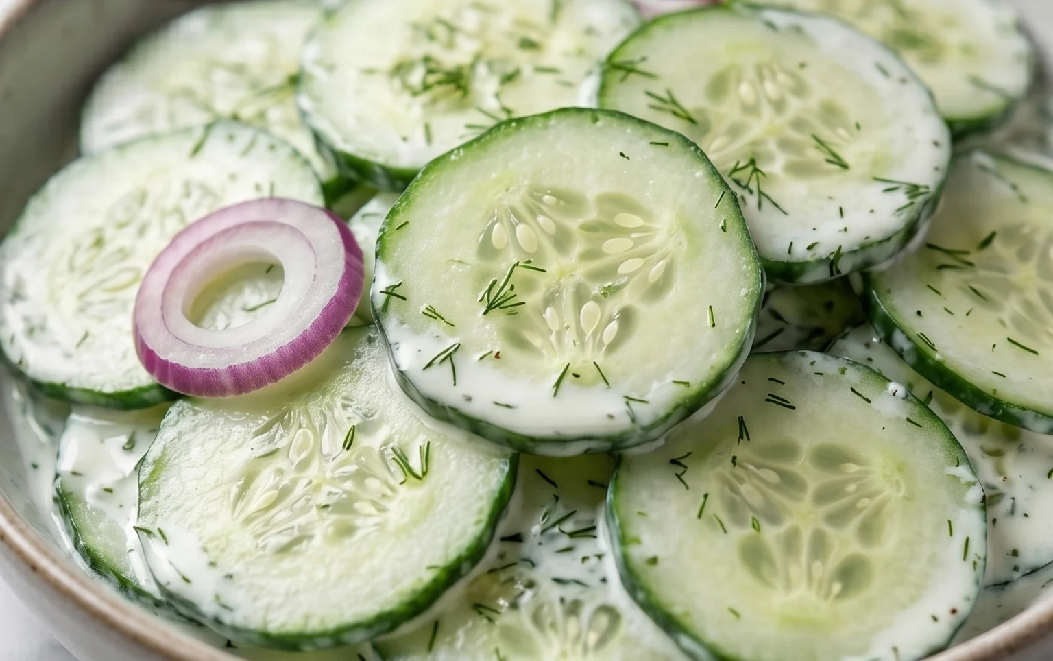 Polish Cucumber Salad