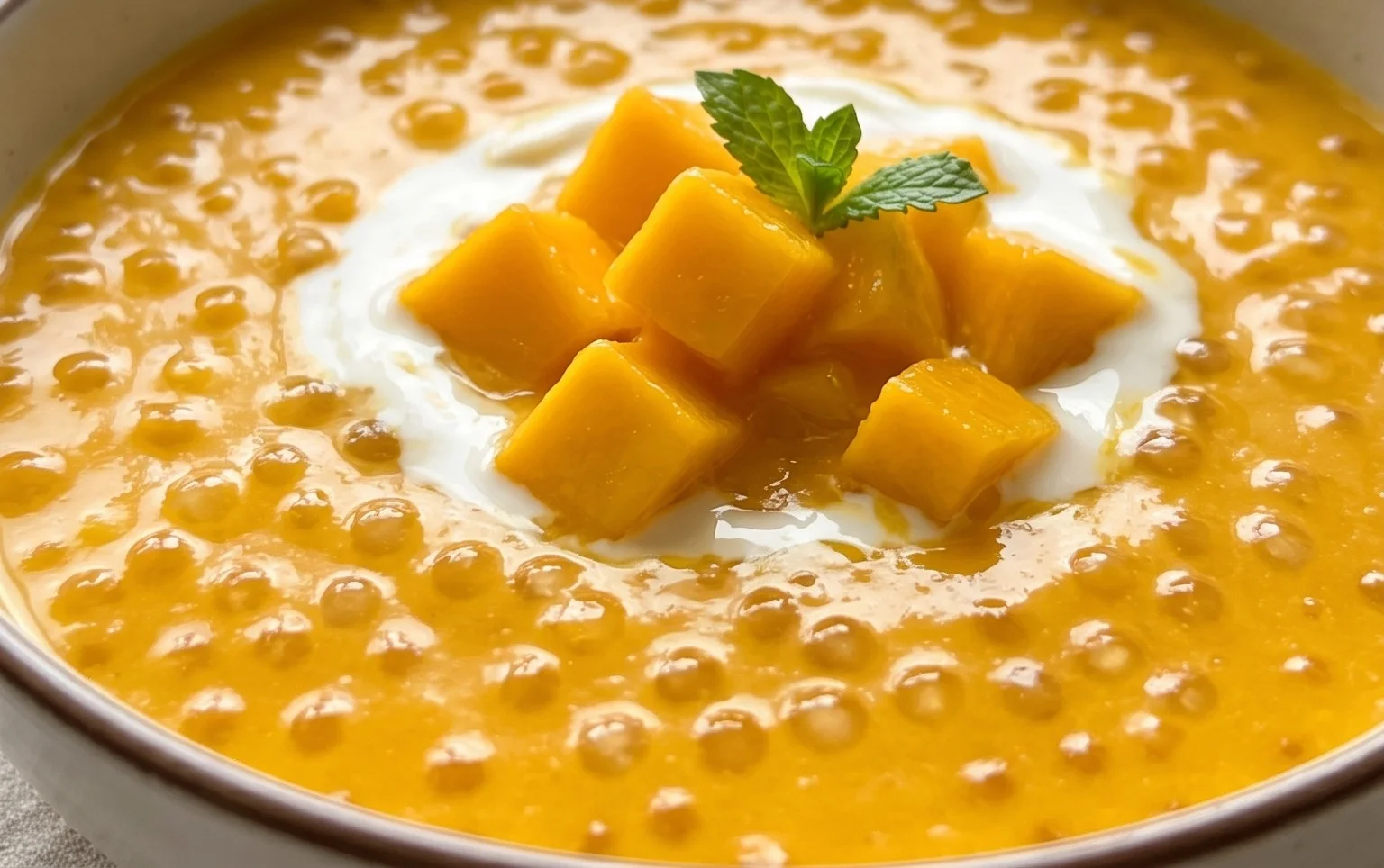 Creamy Mango Sago