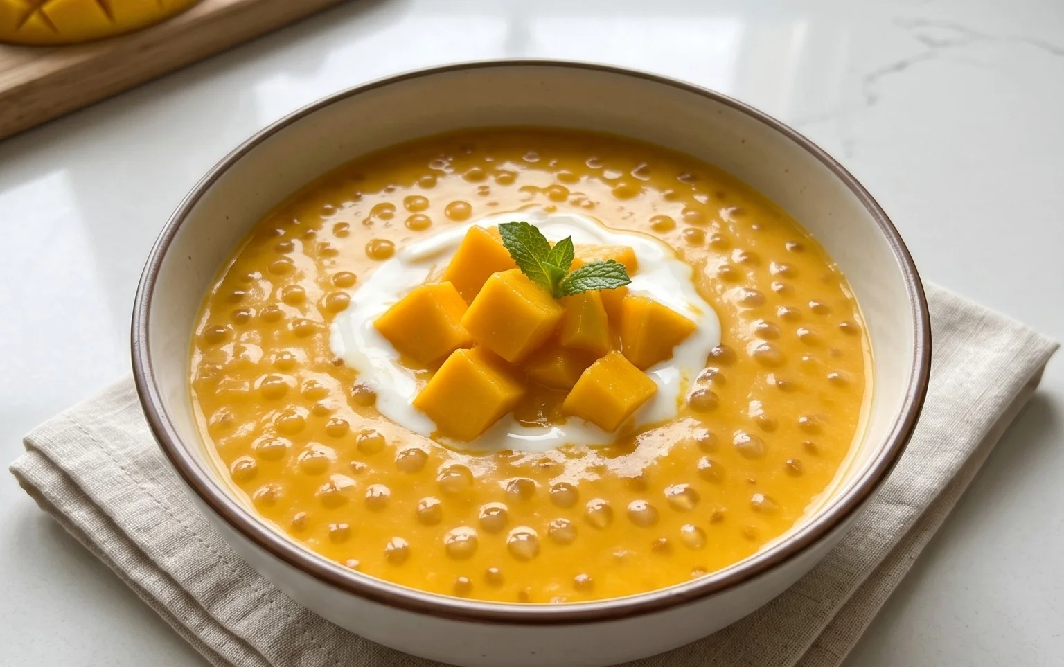 Creamy Mango Sago