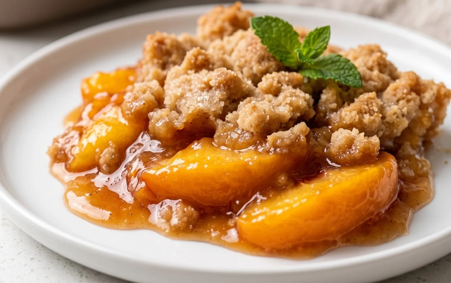 Fresh Peach Cobbler
