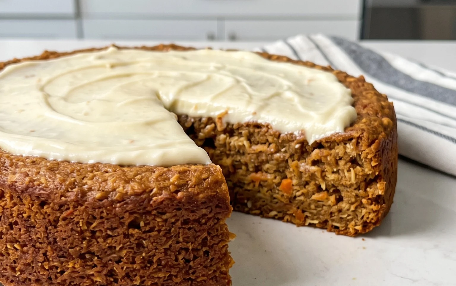 Easy Flourless Oatmeal Carrot Cake Recipe