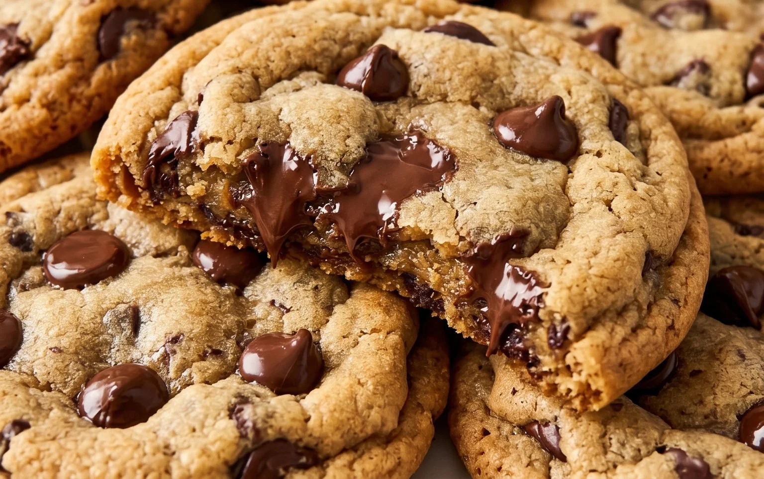Crispy and Chewy Chocolate Chip Cookies