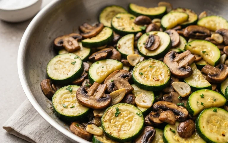 Skillet Zucchini and Mushrooms