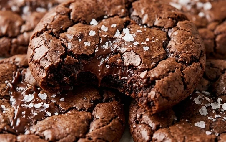 Salted Brownie Cookies