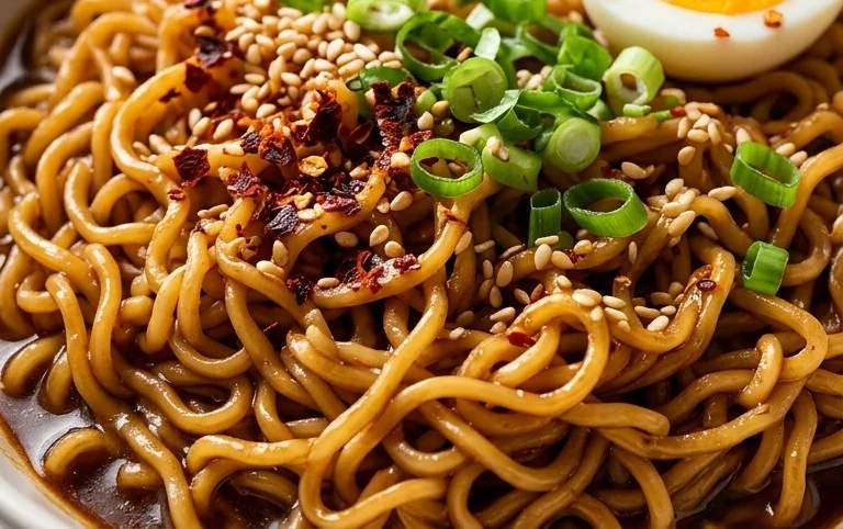 Easy Saucy Ramen Noodles