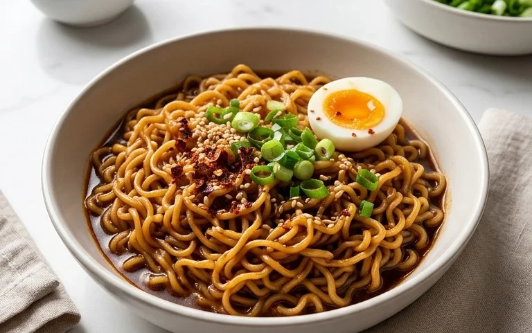 Easy Saucy Ramen Noodles