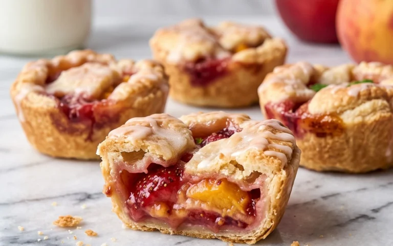 Strawberry Peach Pie Bites