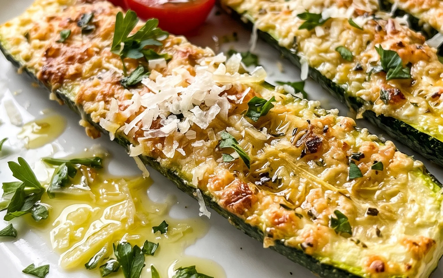 Baked Parmesan Zucchini
