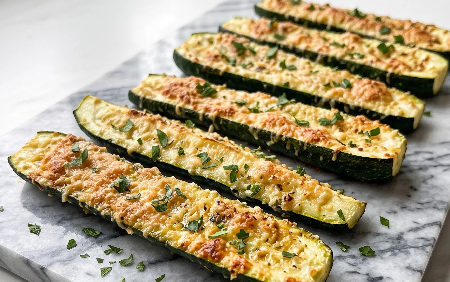 Baked Parmesan Zucchini