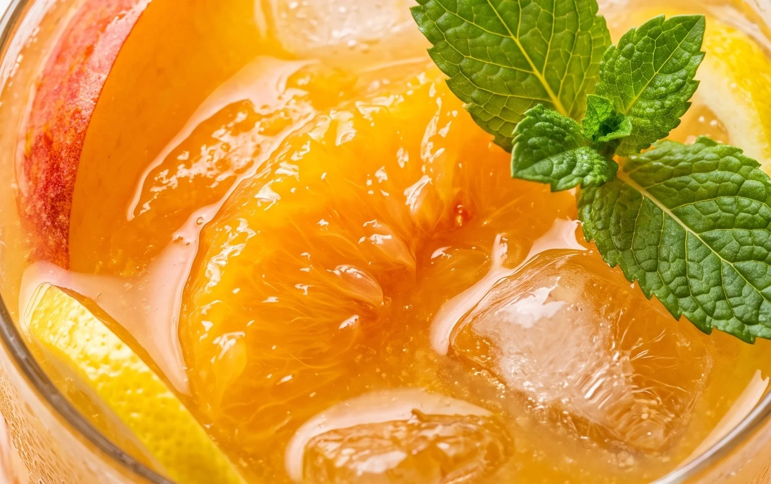 Refreshing Peach Lemonade