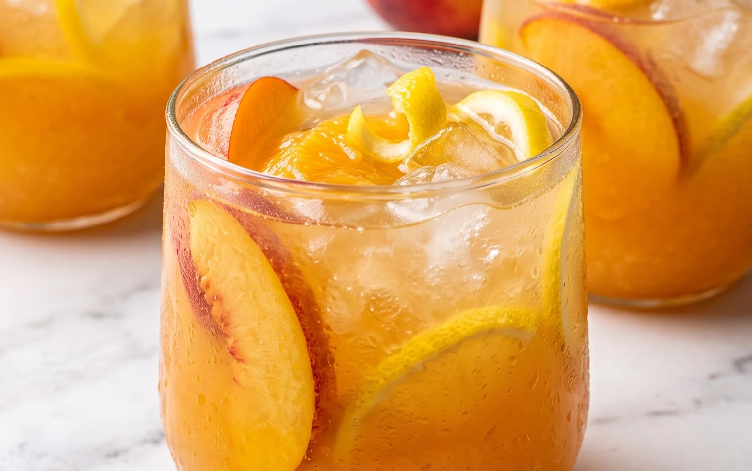 Refreshing Peach Lemonade