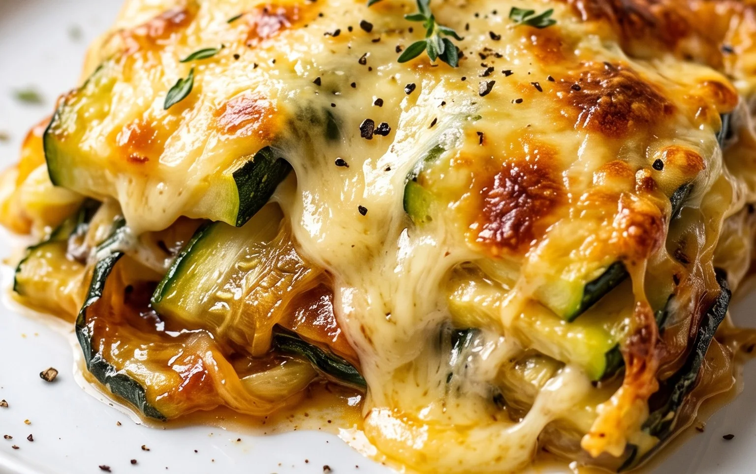 Baked Zucchini and Cheese