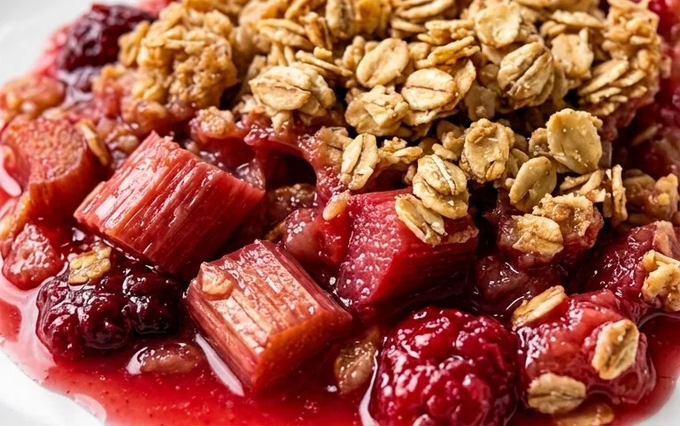 Easy Rhubarb Crisp