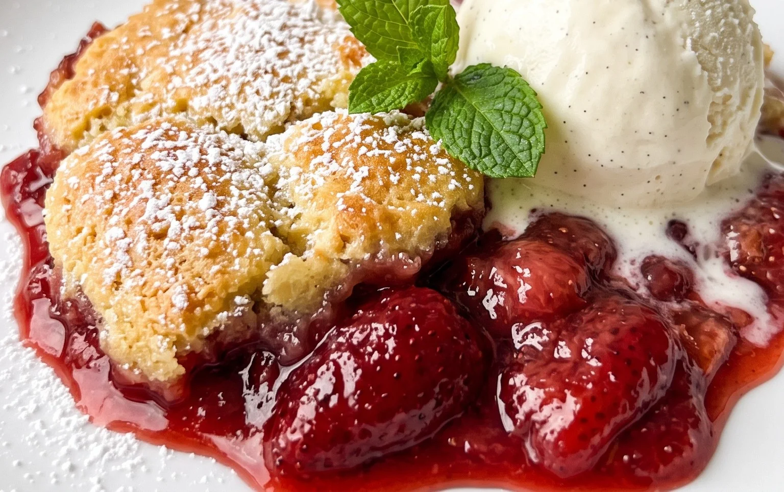 Strawberry Cobbler