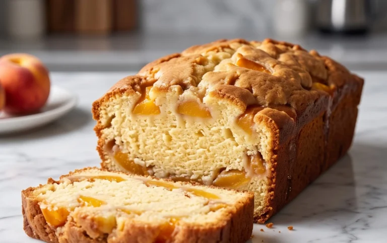 Peach Cobbler Pound Cake