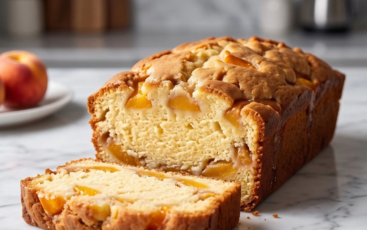 Peach Cobbler Pound Cake