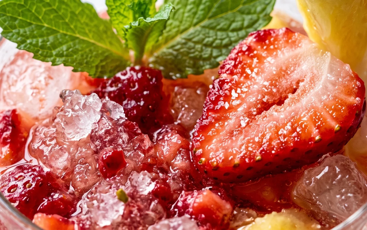 Pineapple Strawberry Agua Fresca