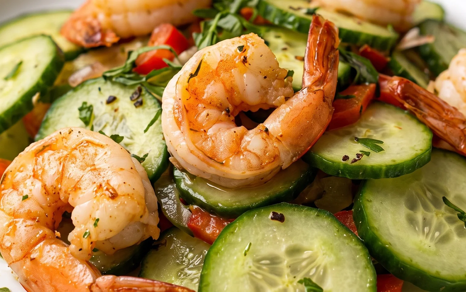 Cucumber Shrimp Salad