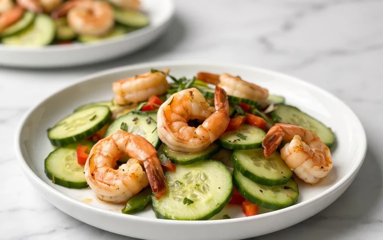Cucumber Shrimp Salad
