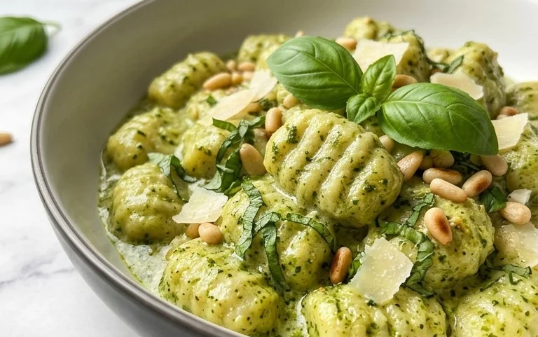 Creamy Pesto Gnocchi