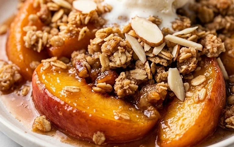 Fresh Peach Crisp Recipe