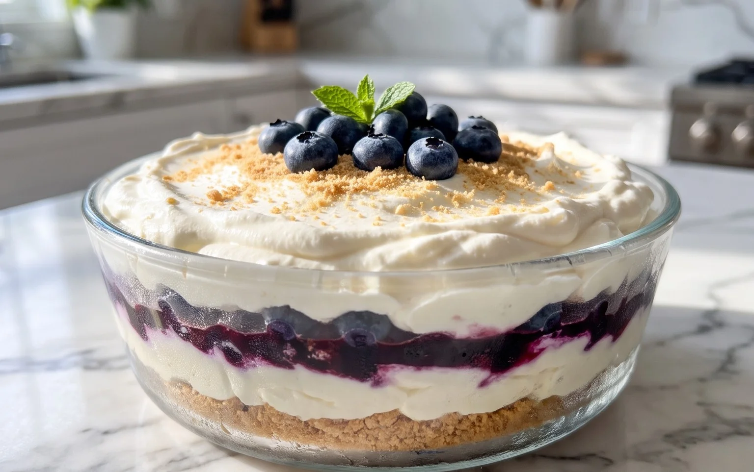 No-Bake Blueberry Yum Yum