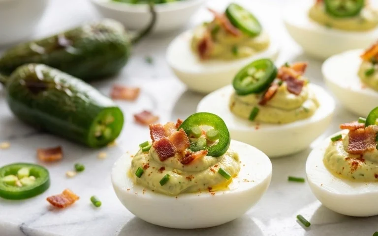 Jalapeno Popper Deviled Eggs