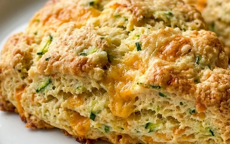 Zucchini Cheddar Scones