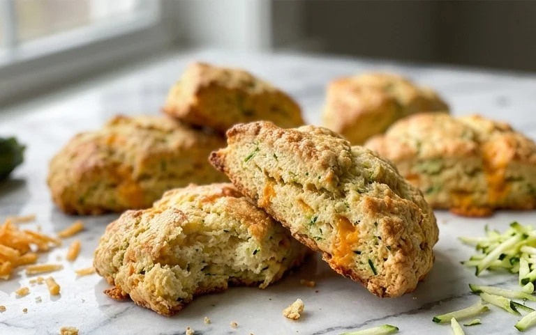 Zucchini Cheddar Scones