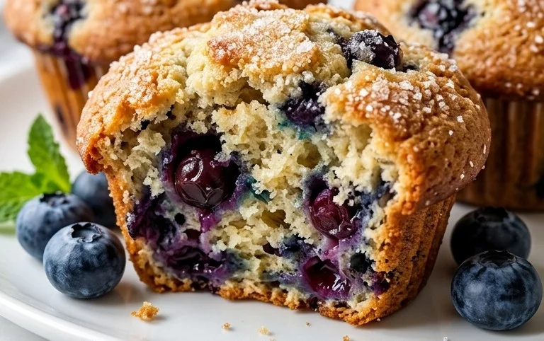 Homemade Blueberry Muffins