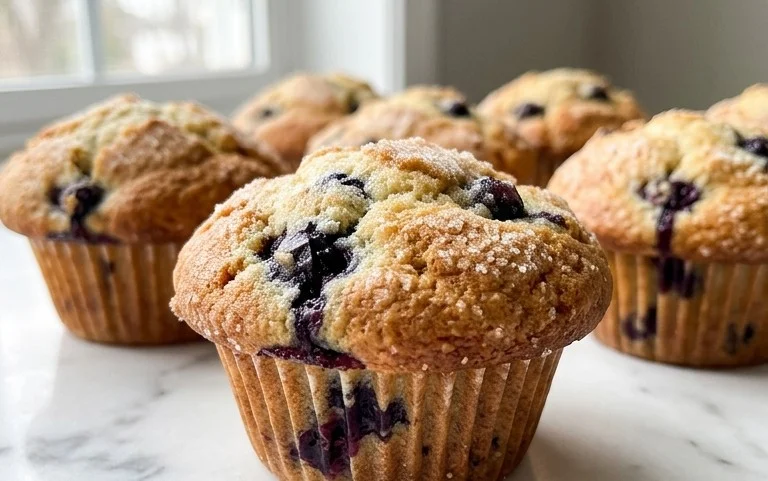 Homemade Blueberry Muffins