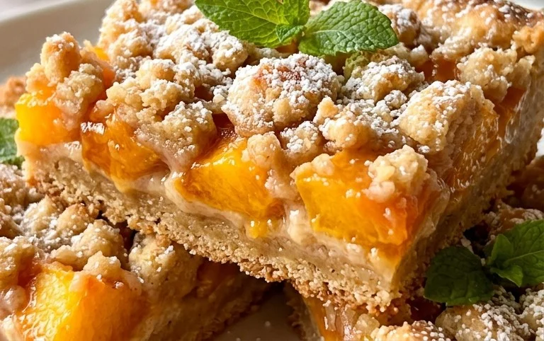 Fresh Peach Crum extractb Bars