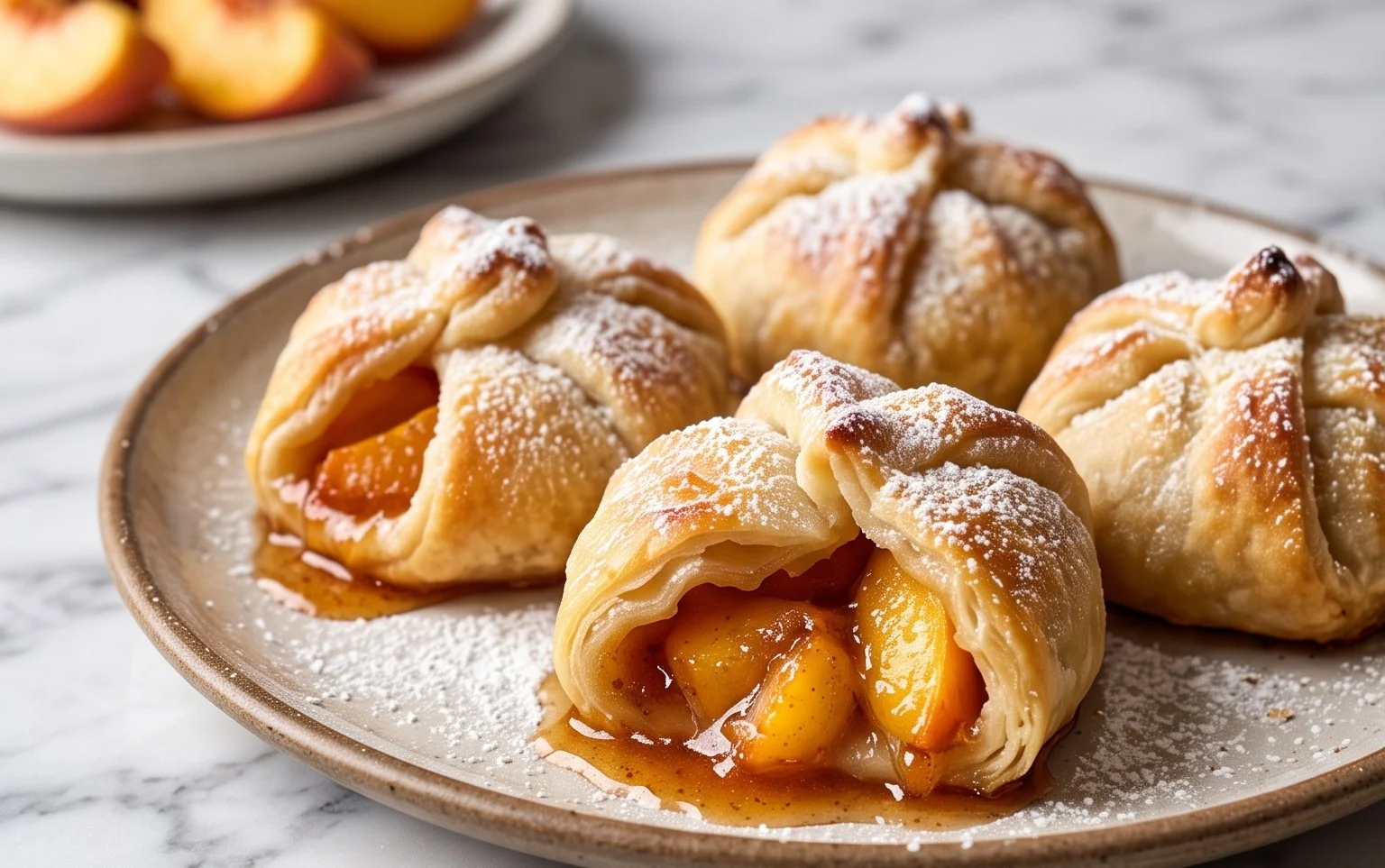 Peach Dumplings